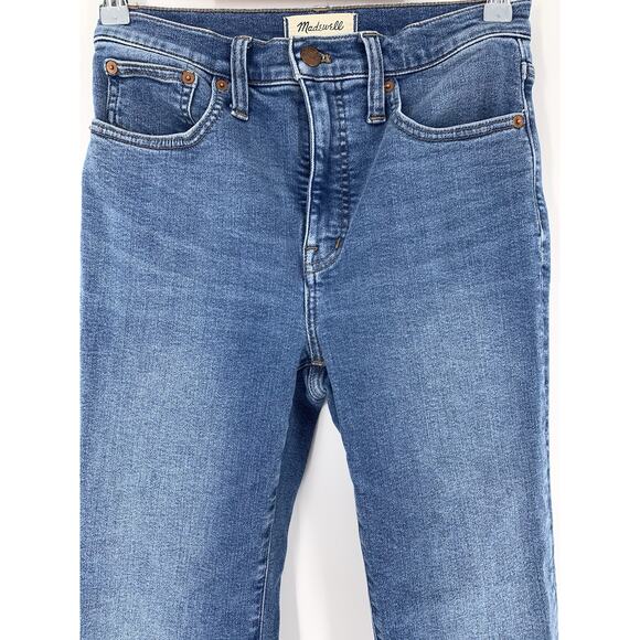 Madewell CALI DEMI-BOOT Jean Women's Size 25 x 27 Medium Wash High Rise - Picture 4 of 14